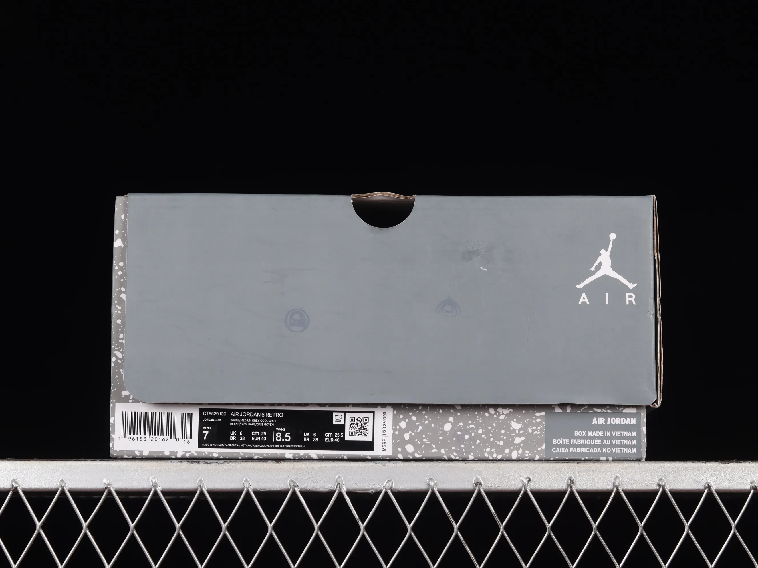 All categories Air Jordan Jordan series basketball shoes Air Jordan 6 Air Jordan 6 "Cool Grey" AJ6 Joe 6 cool gray CT8529-100